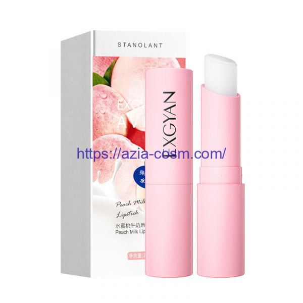 Exgyan Peach & Milk Revitalizing Moisturizing Lip Balm(18630)