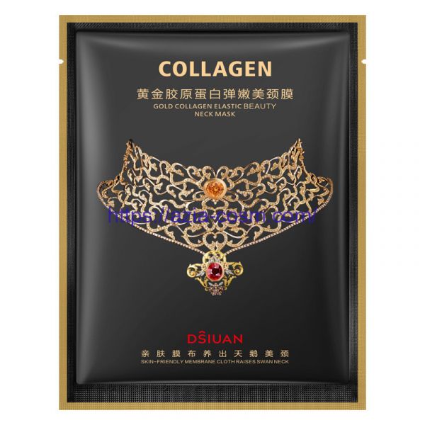 Dsiuan golden collagen mask for neck rejuvenation – lifting effect (69769)