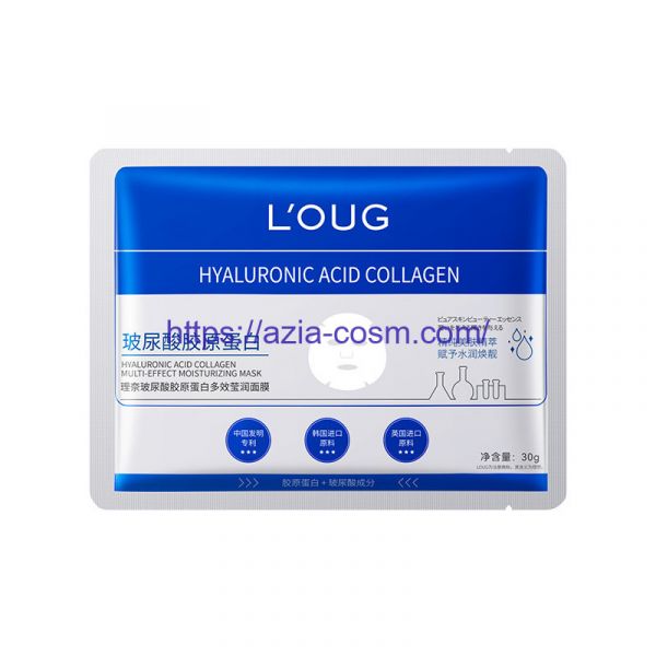 Multi-Effective Loug Collagen Mask with Hyaluronic Acid(90603)