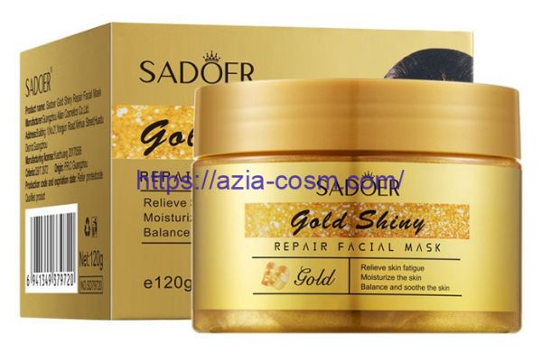 Sadoer 24K Gold Leave-In Night Mask - Anti-Aging(79720)